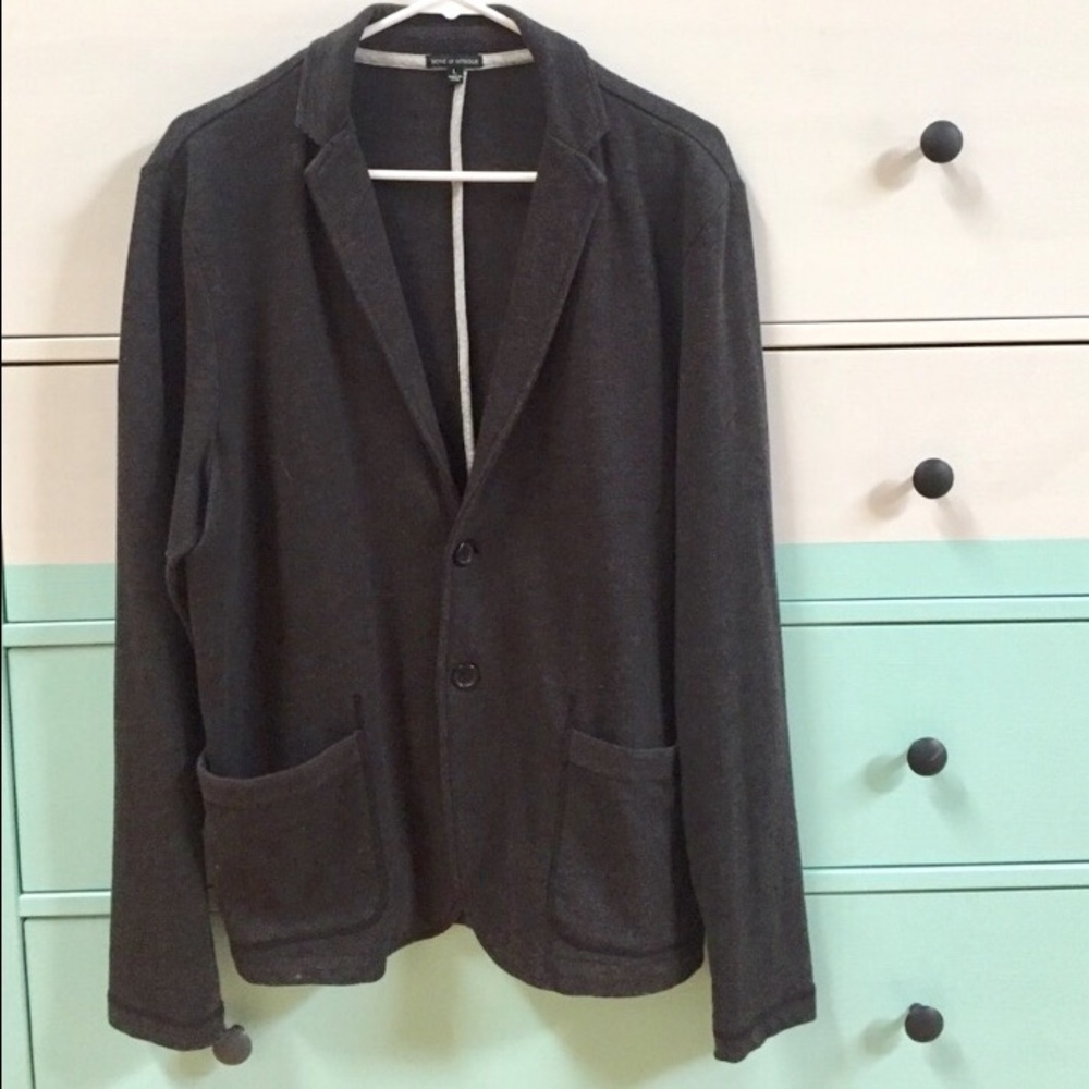 SONS OF INTRIGUE blazer in sweatshirt material