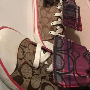 Coach hightop sneakers