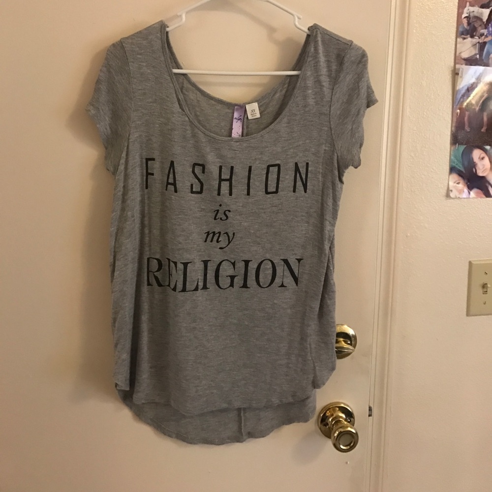 XS- Big Fit Grey T-Shirt