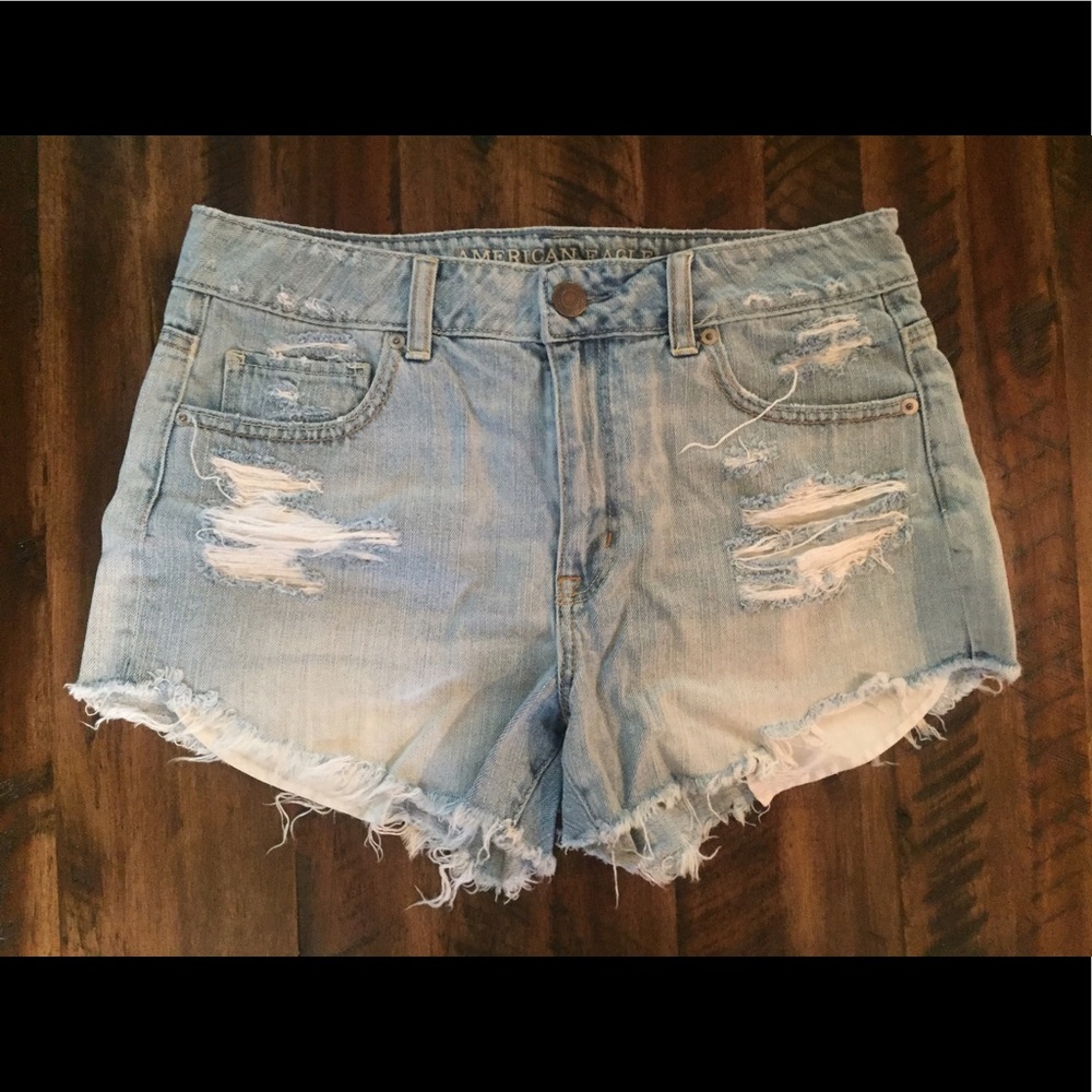 American Eagle festival denim cutoff size 10