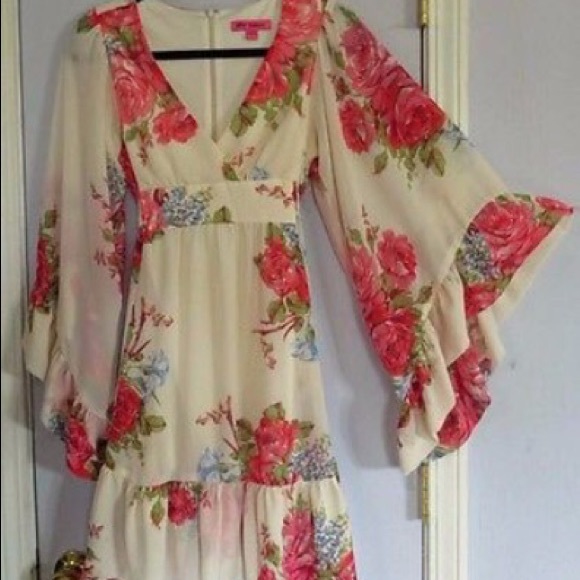 Betsey Johnson Dance Party Dress Sheer Angel - Picture 7 of 8