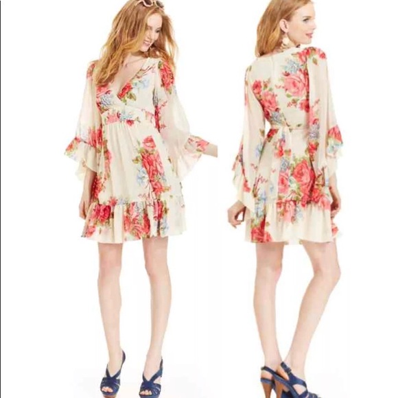 Betsey Johnson Dance Party Dress Sheer Angel - Picture 2 of 8