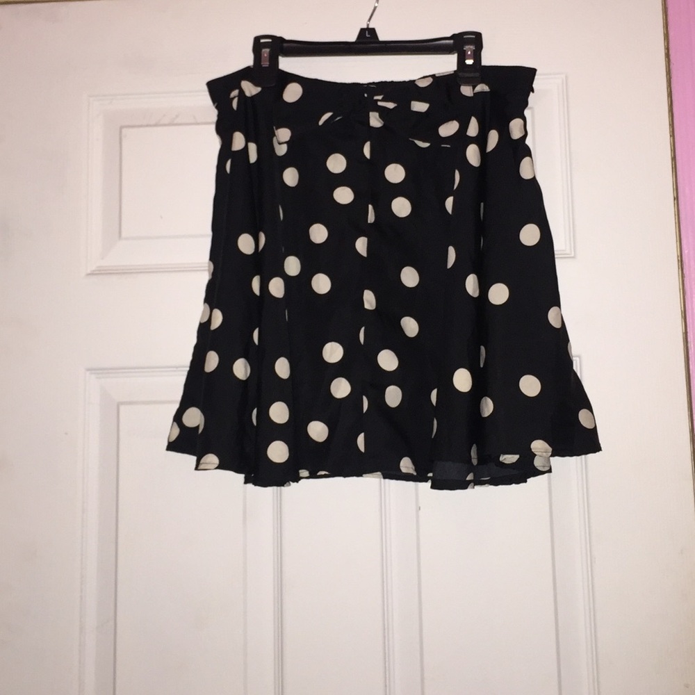 Polka dot skater skirt