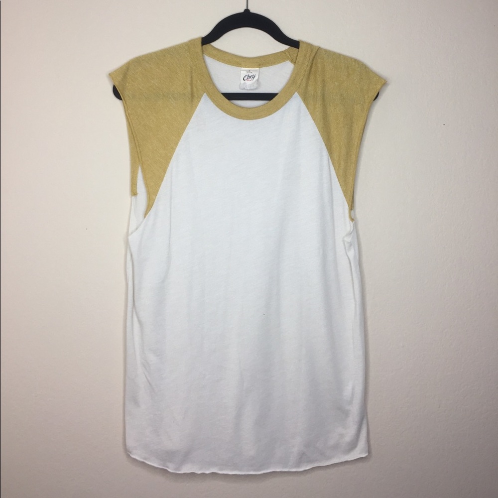 OBEY baseball muscle tee