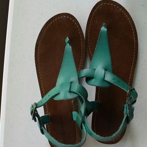 Teal Sandals