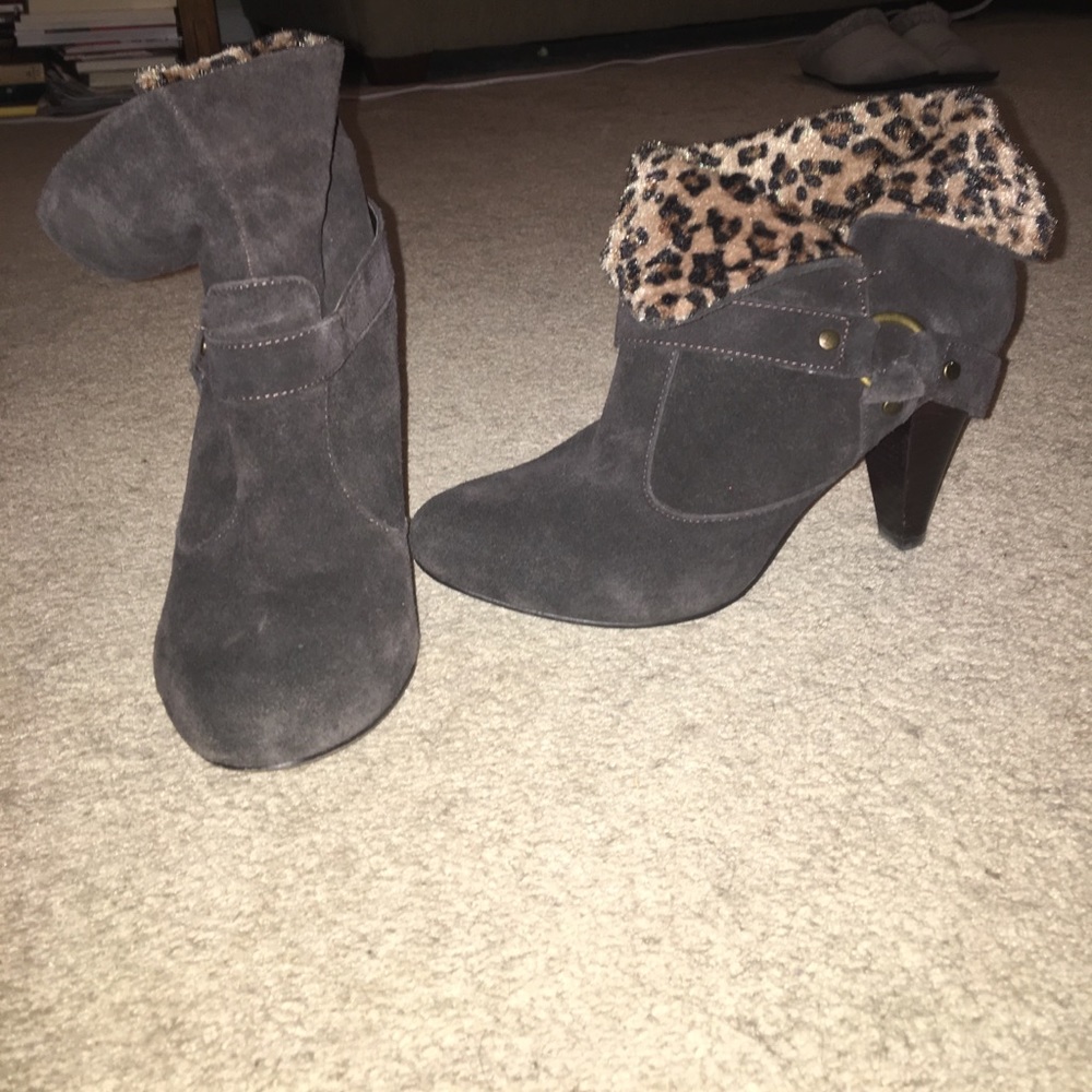 Cheetah booties