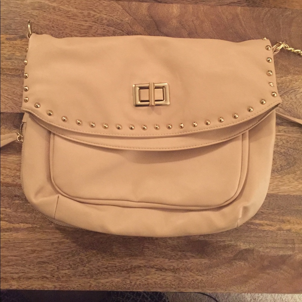 ALDO pink cross body expandable purse