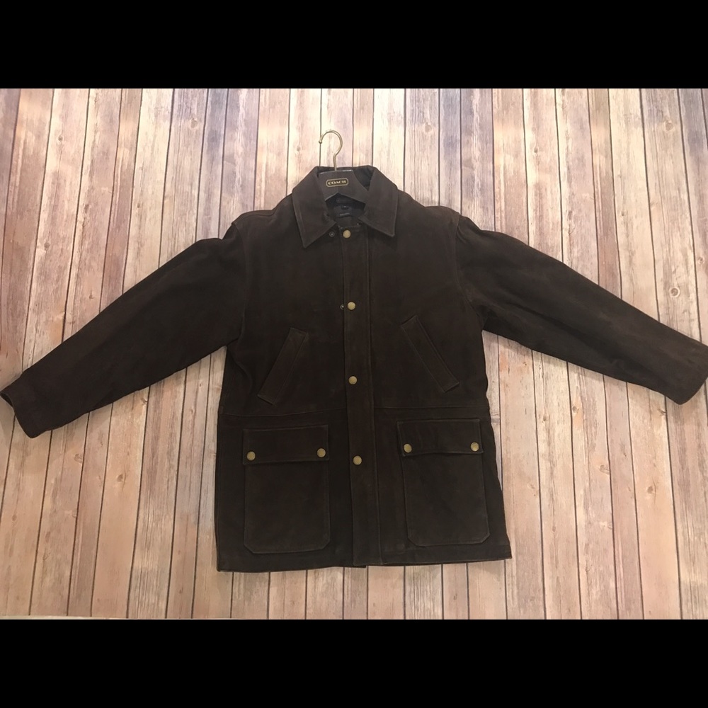 Men's Coach 100% Leather Coat