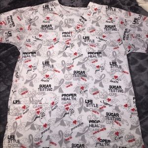 Diabetes Awareness Scrub Top