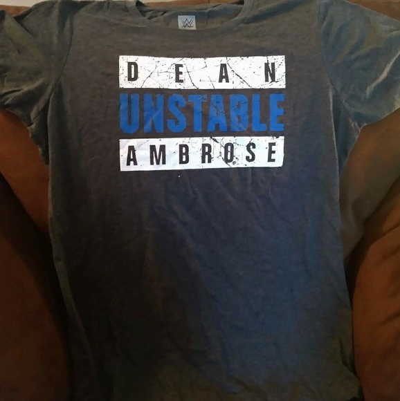 AUTHENTIC WWE DEAN AMBROSE WOMENS T - Picture 1 of 3