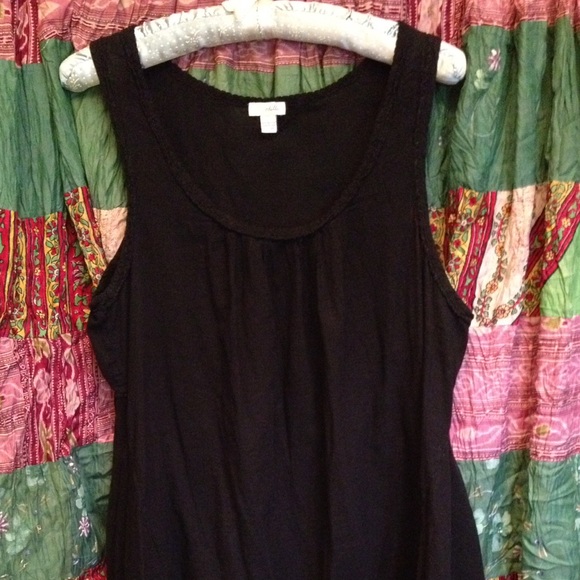 Urban Outfitters Simple Black Summer Tunic - Picture 1 of 4