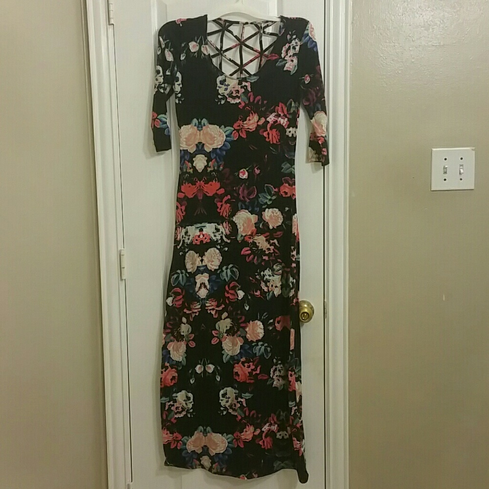 Floral maxi dress