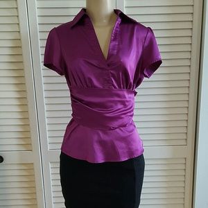 Ann Taylor short sleeved blouse