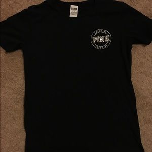 Pink bling campus tee