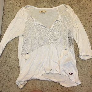 embroidered white flowy top