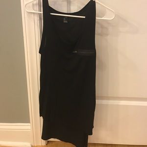 Black Forever 21 hi low tank
