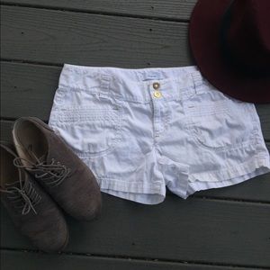 Express White Jean Shorts