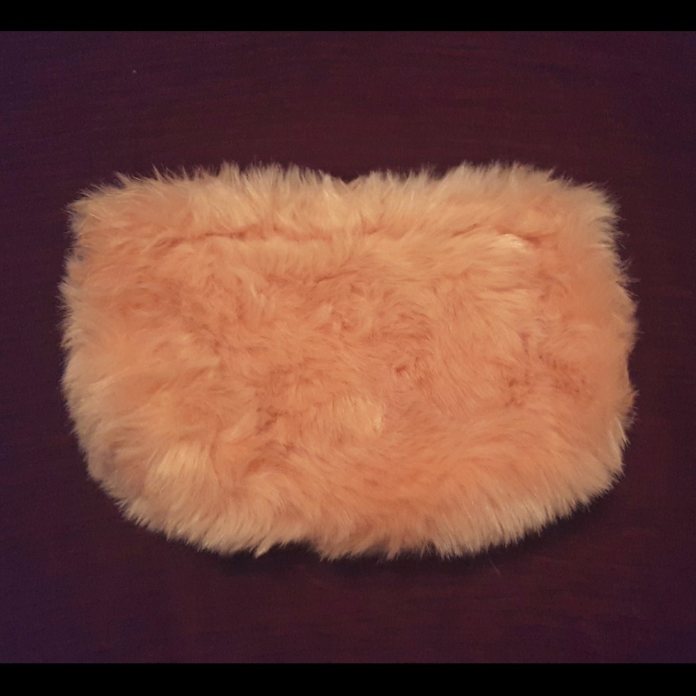 Furry Pink Clutch