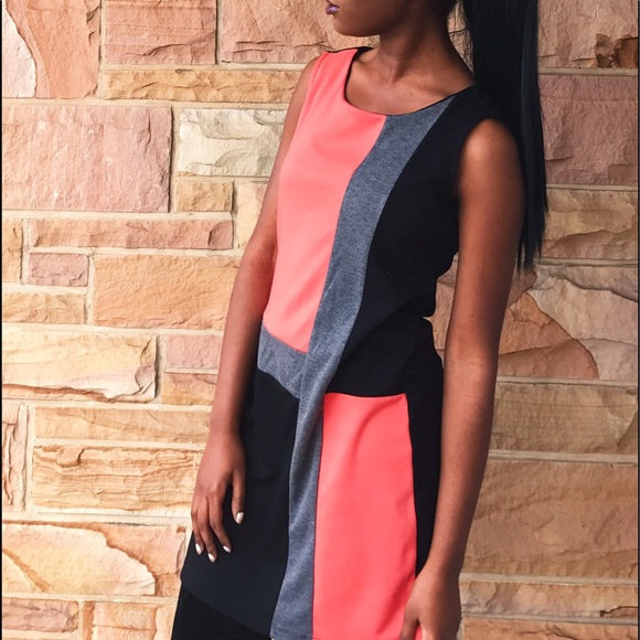 Color block shift dress - Picture 1 of 1