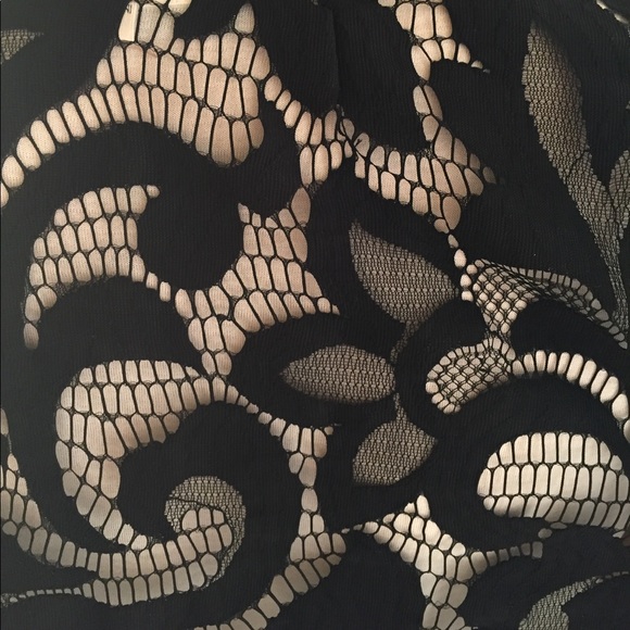 Milly black lace open front cardigan size8 shrug - Picture 7 of 8