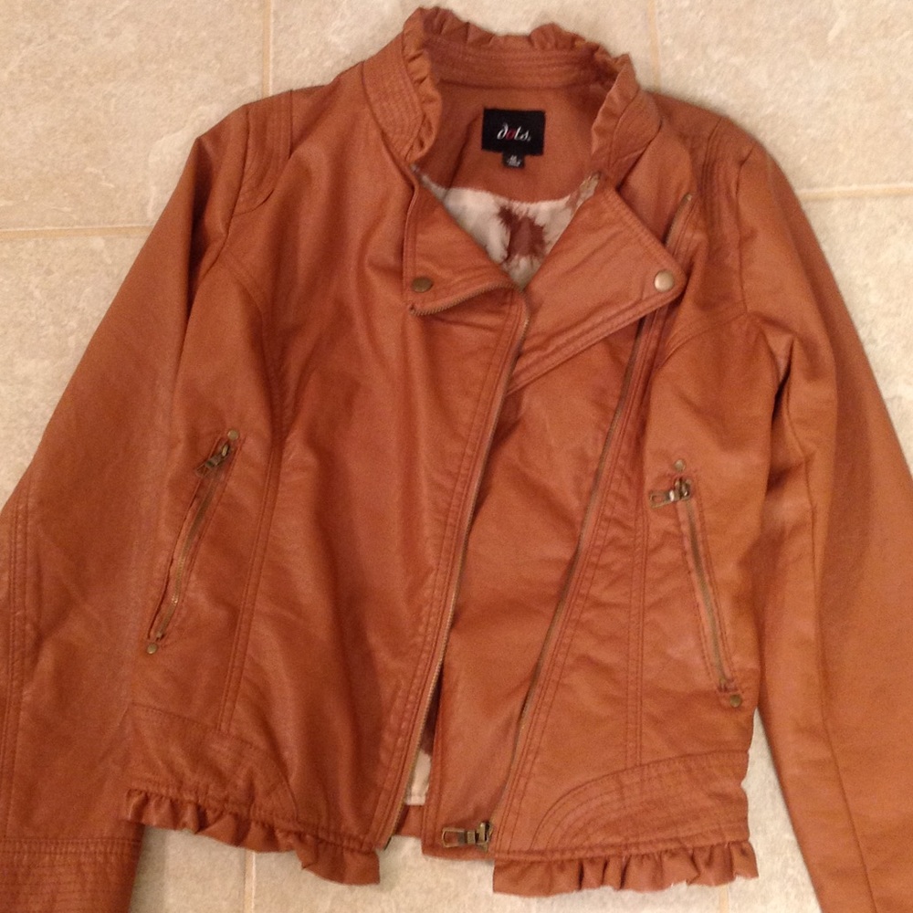 Faux Leather Jacket