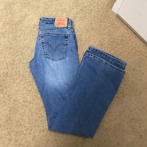 Levi's women's boot cut jeans