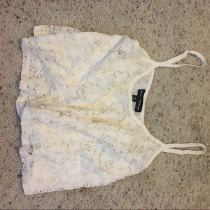 crotchet tank crop top