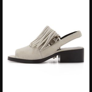 Phillip Lim suede fringe sandal