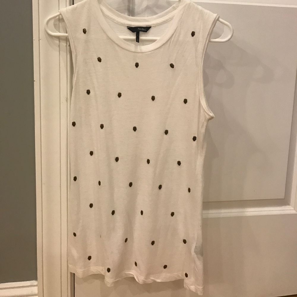 Nollie skull studded muscle tee