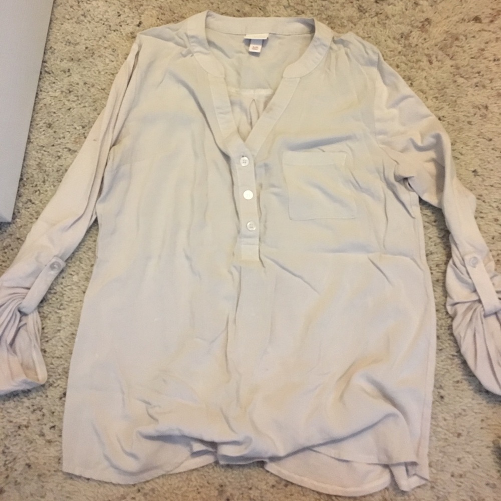 flowy 3/4 top