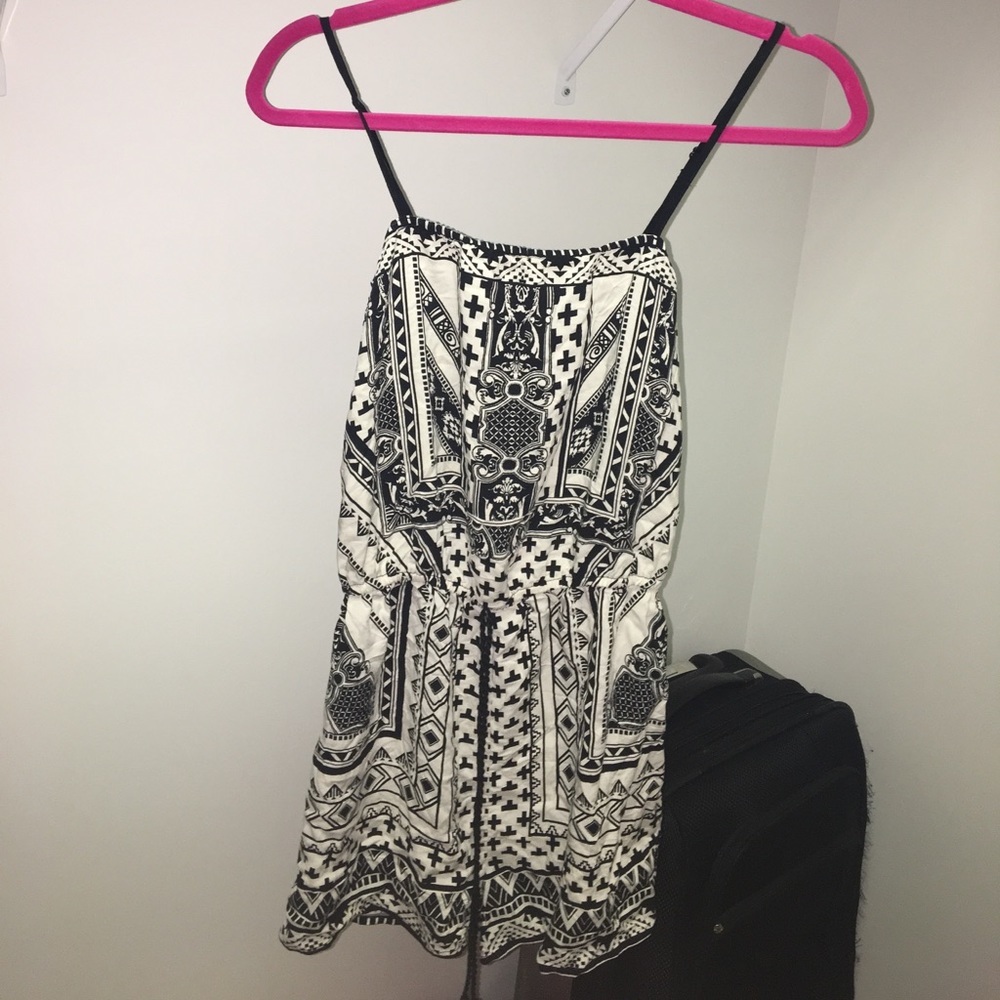 Black and White Romper