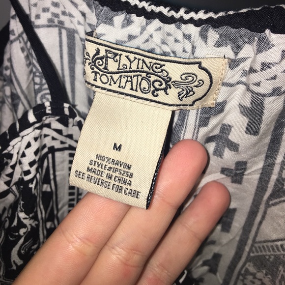 Black and White Romper - Picture 3 of 3