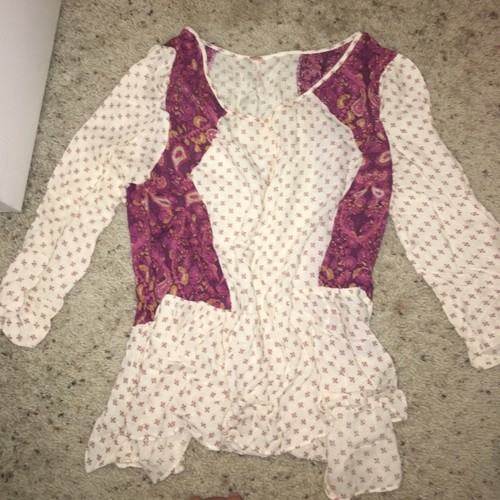 free people 3/4 top