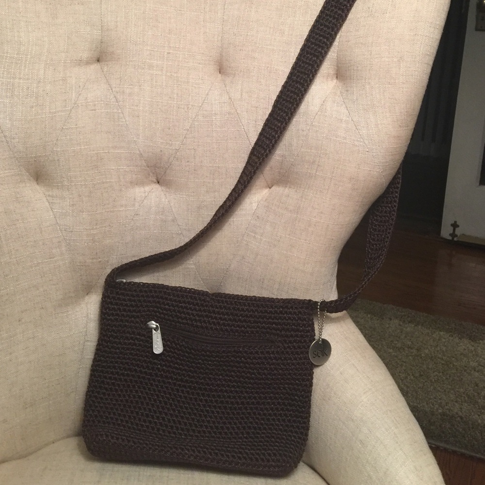 💜Women's SAK brown designer mini bag.