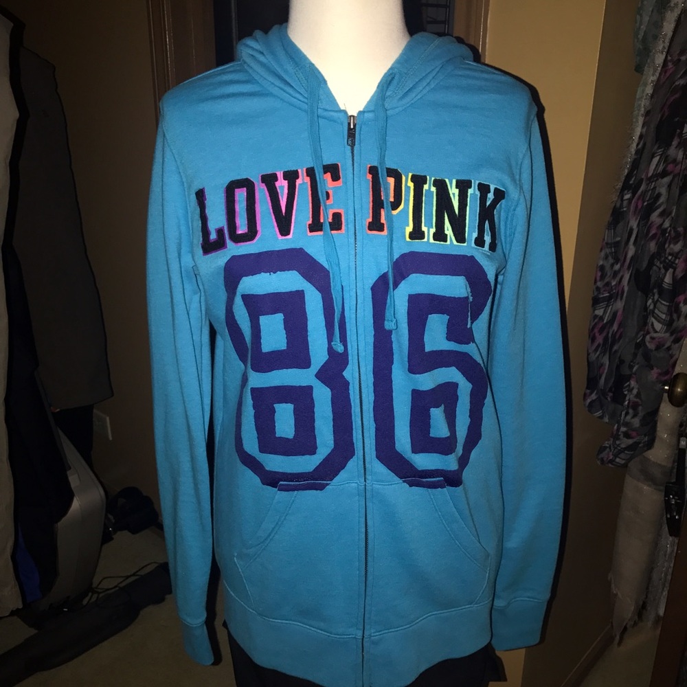 Rainbow Blue Jacket by Pink