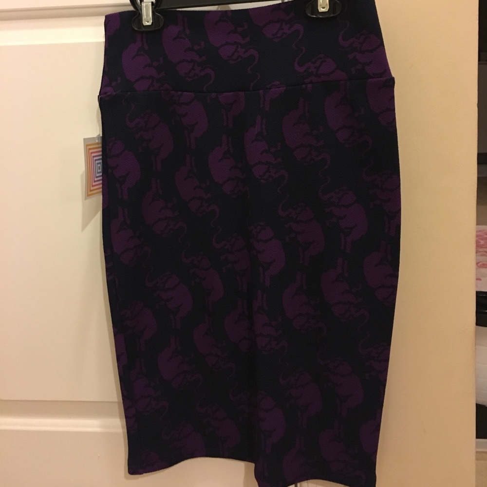 LuLaRoe Elephant S Cassie Skirt