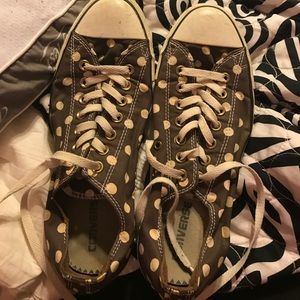 Low top Polka dot converse