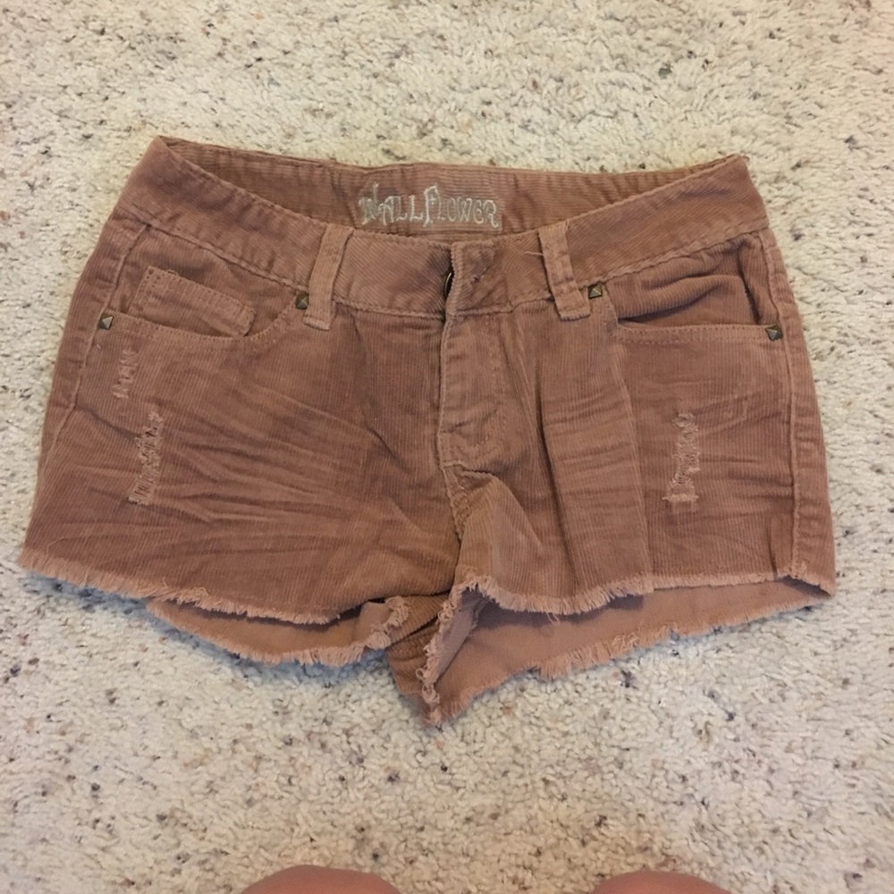 couduroy shorts