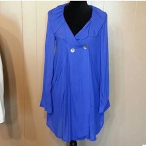 Modcloth Tunic/Jacket in Periwinkle