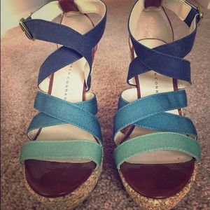 Lauren Conrad Blue Ombré Espadrilles size 8 $15