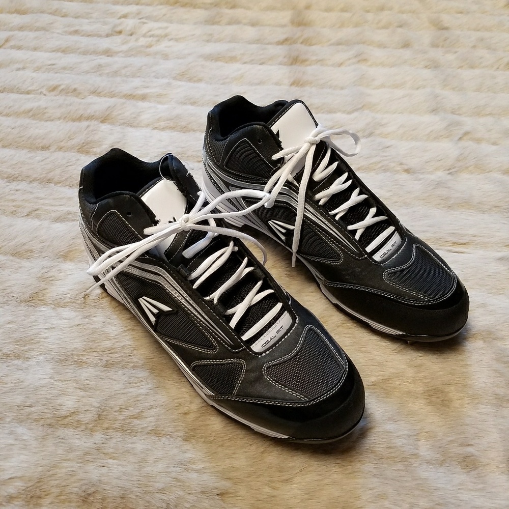 Men's Easton Black Baseball Cleats Ideal Fit 15