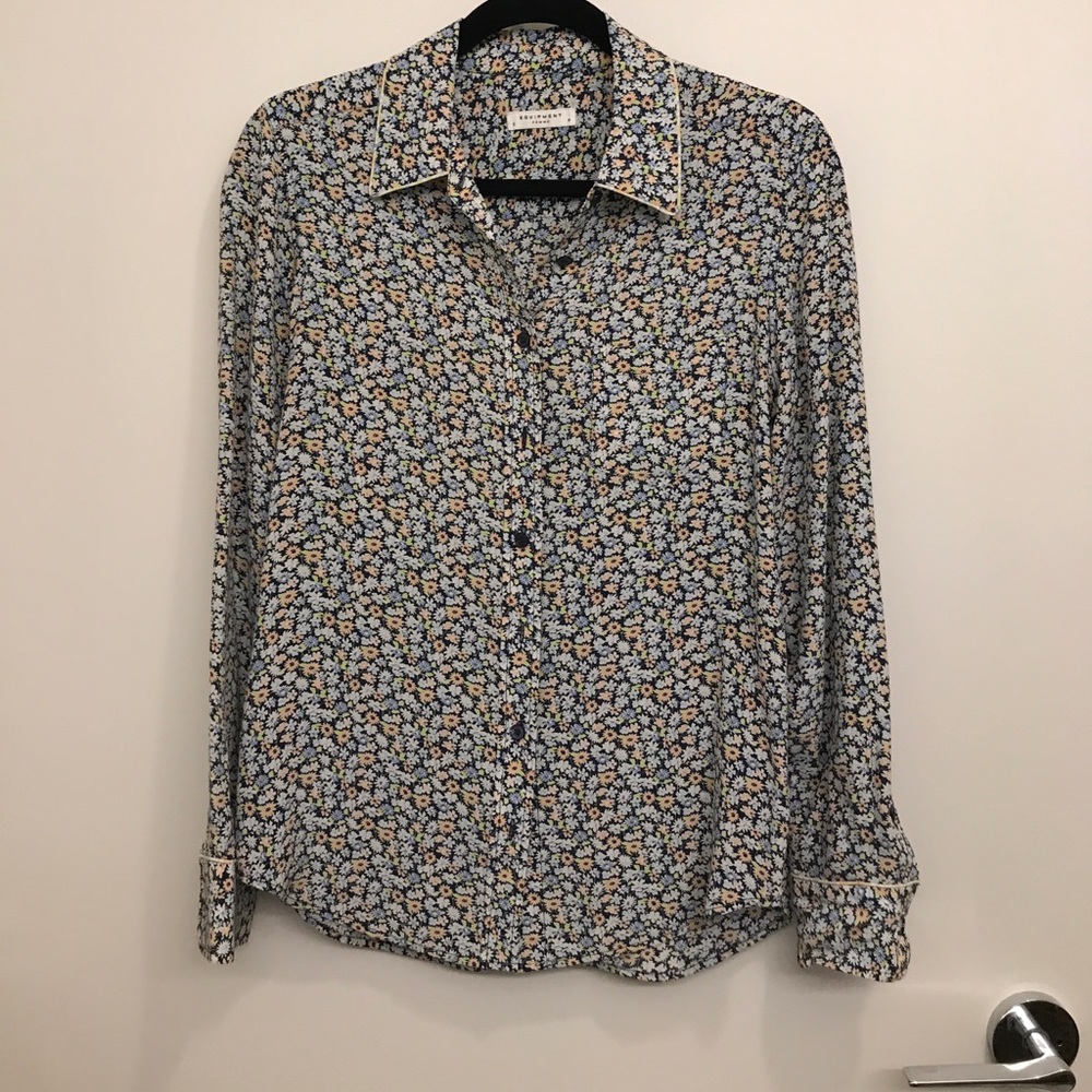 Equipment Delicate Floral Blouse