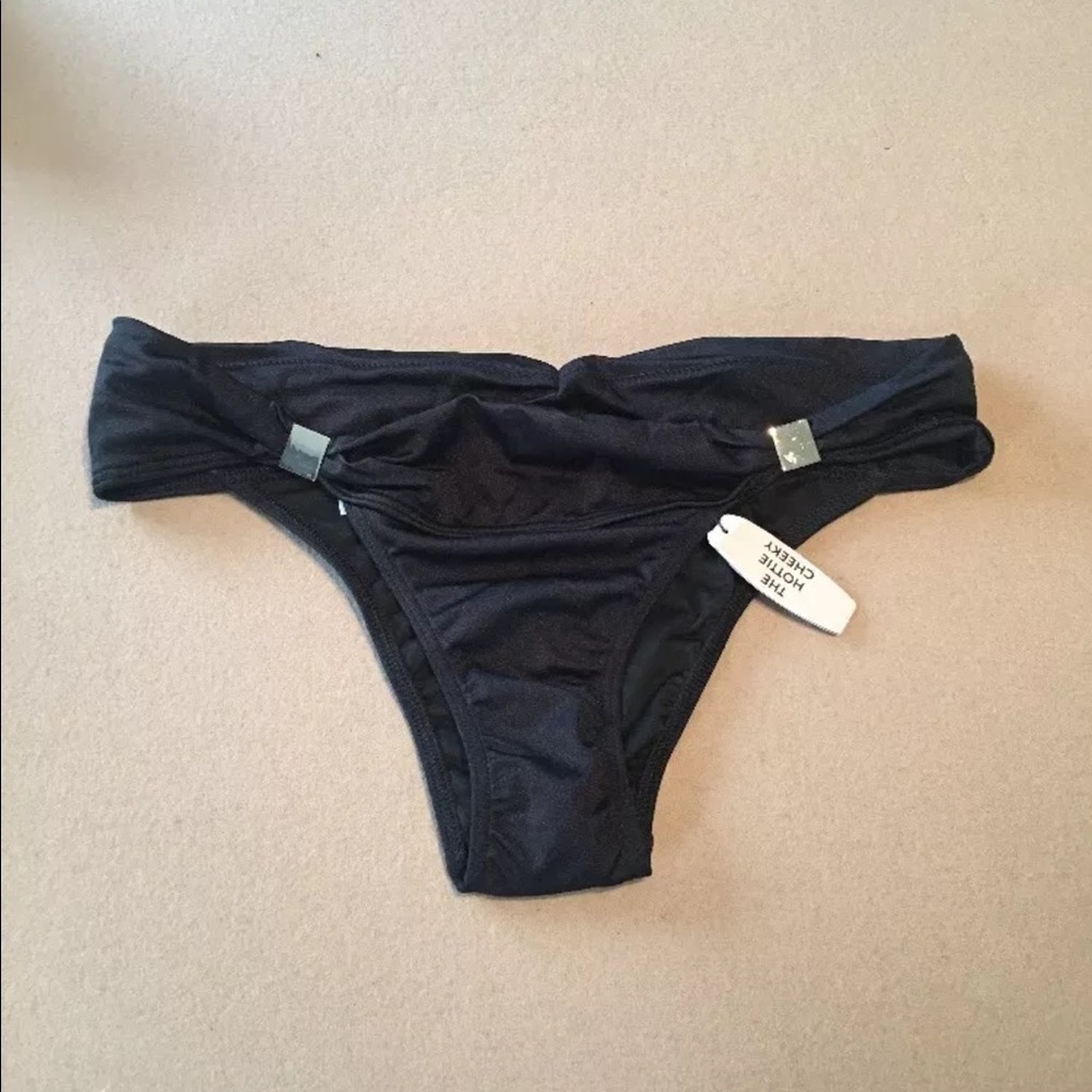Victoria's Secret Black Cheeky Bottom