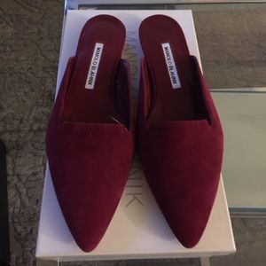 Brand new Manolo Blahnik Ruby slides. Never worn.