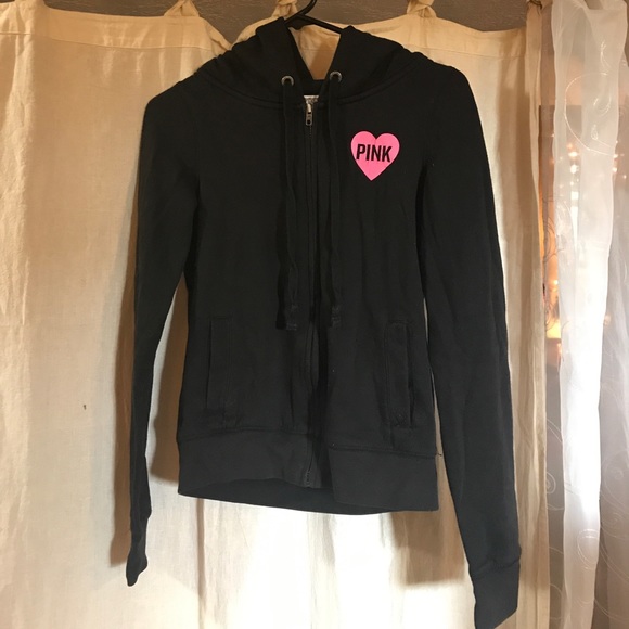 Victoria's Secret PINK perfect full zip. Size XS. - Picture 2 of 2