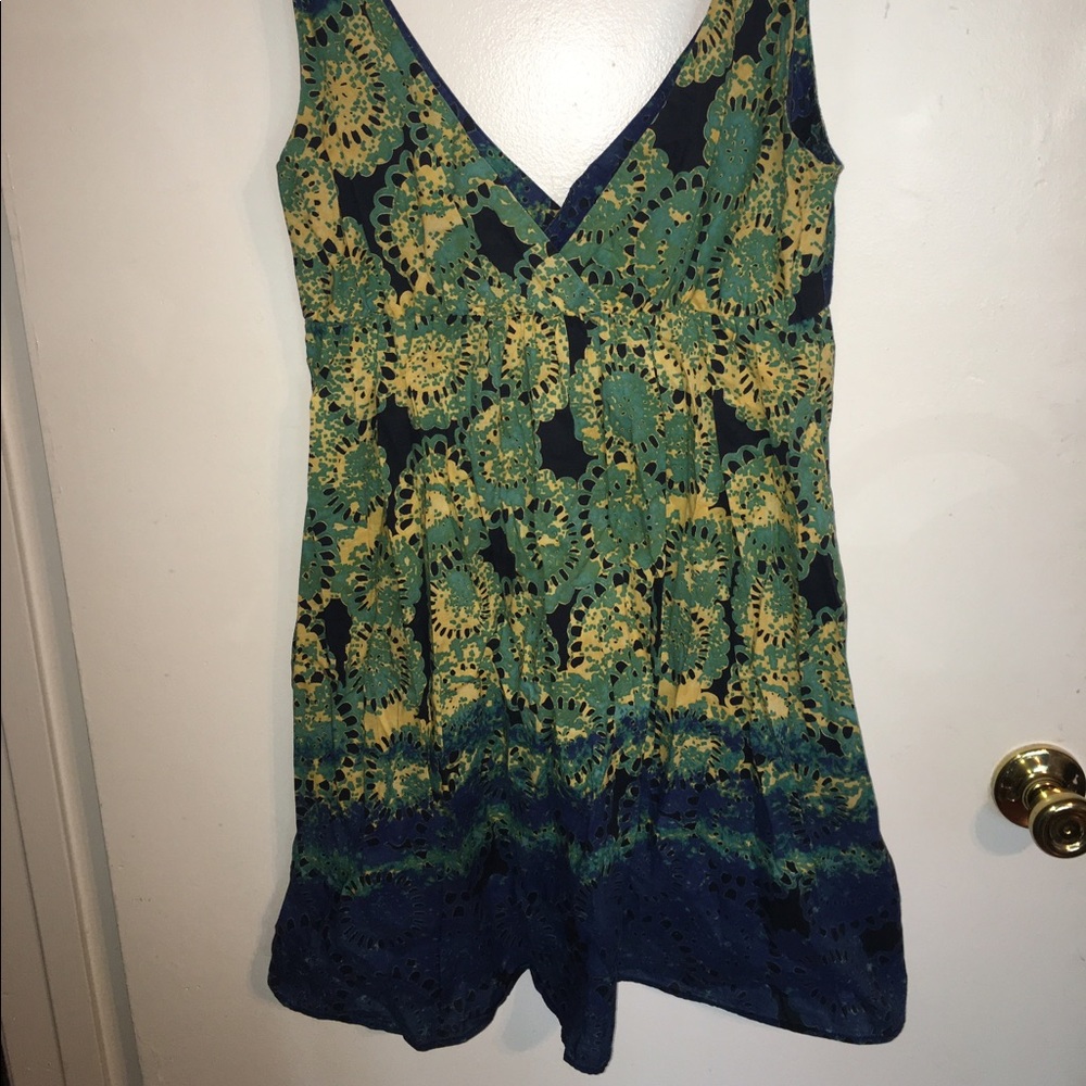 Summer tie dye dress with pockets