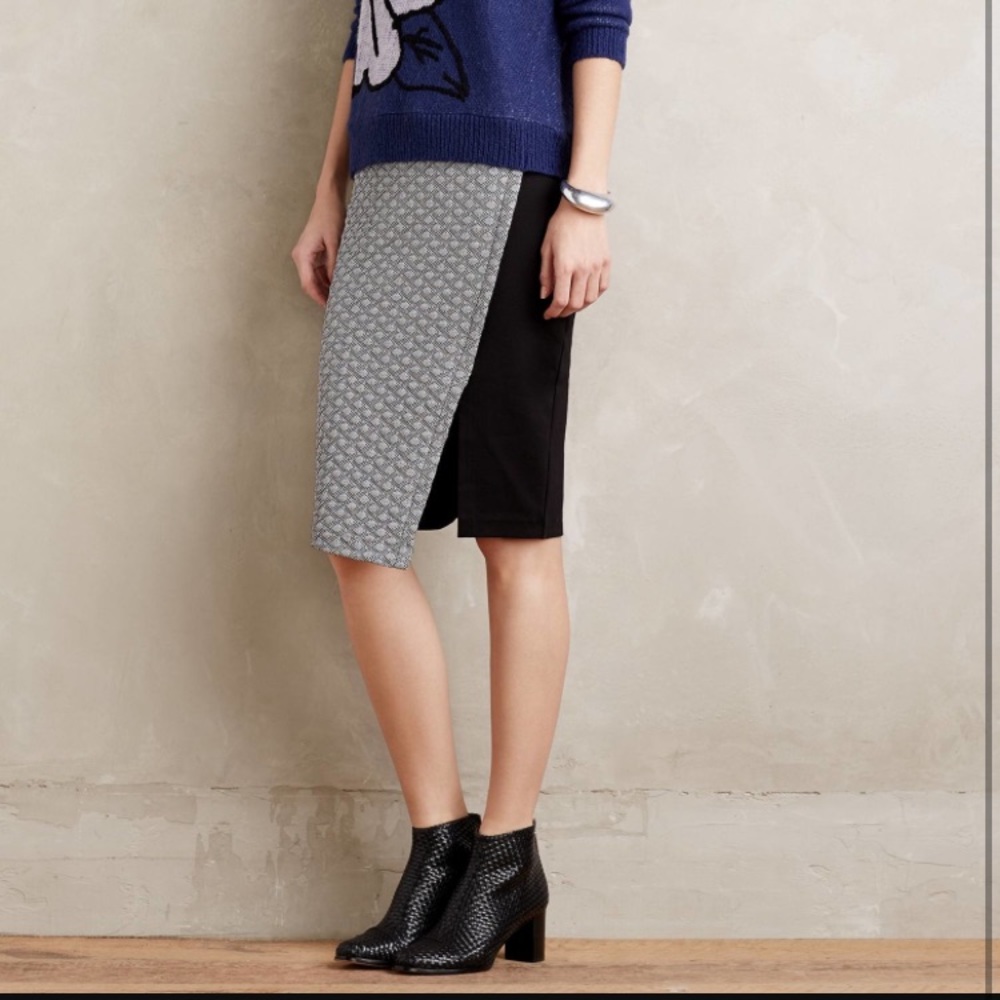 Anthropologie stretch pencil skirt