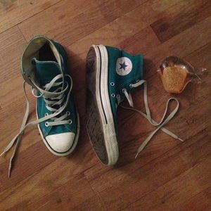 Teal Hi Too Converse