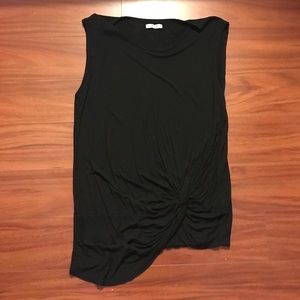 Madewell sleeveless side knot top