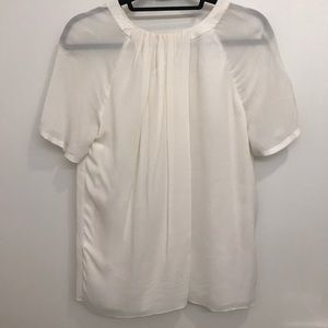 A.L.C. Draped Short Sleeve Blouse